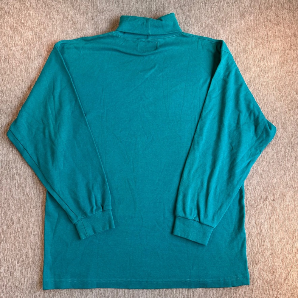 Vintage Miami Dolphins Starter Turtleneck Shirt Mens XL Aqua NFL Pro Line Cotton - Picture 7 of 7